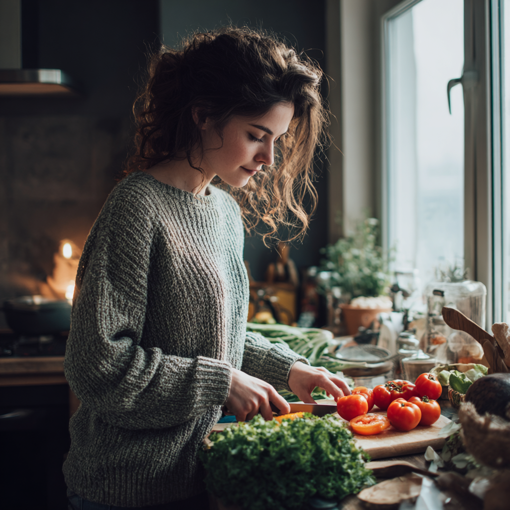 Здорова їжа та овочі